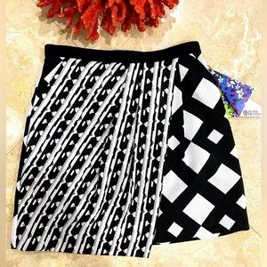 NWT Peter Pilotto for Target Geoprint black and white skirt - 4